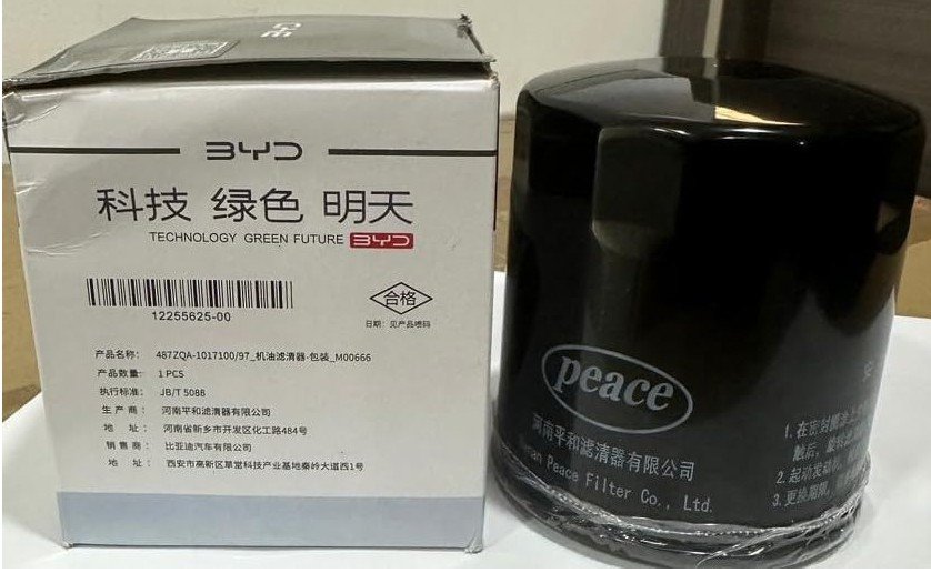 Oil Filter for BYD (487ZQA-1017100/97)