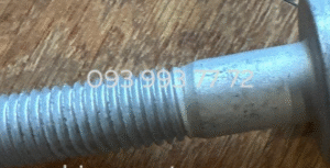 BOLT,HF,M14-2.0X65,STL[109],ZNFL. 1109912-99-B